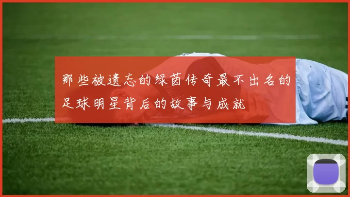 那些被遗忘的绿茵传奇最不出名的足球明星背后的故事与成就